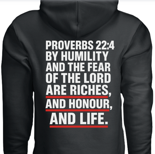 Proverbs 22:4 hoodie